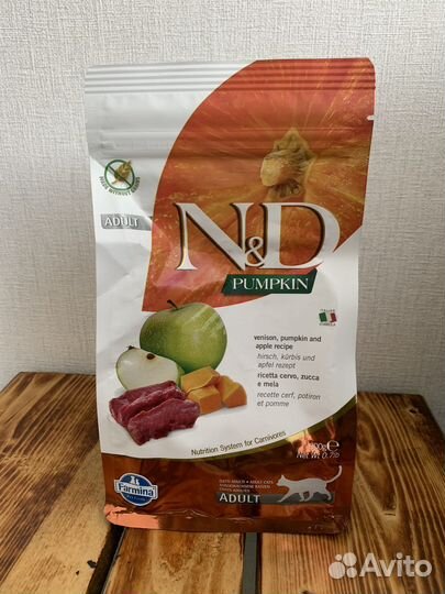 Корм N&D farmina для кошек оленина, ябл, тыква