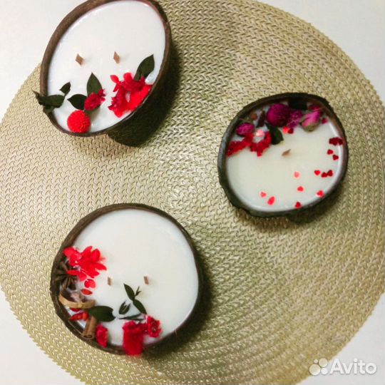 Ароматическая свеча ручной работы