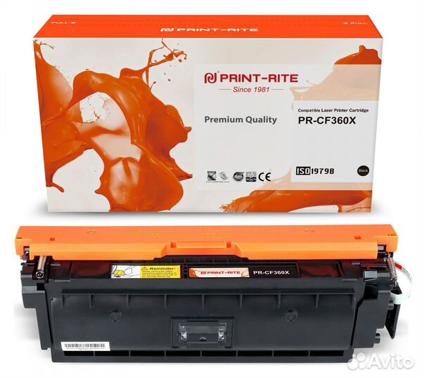 Картридж лазерный Print-Rite trhgl7BPU1J PR-CF360X