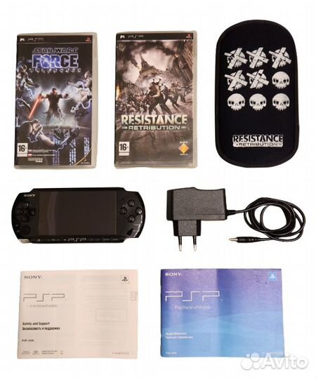 Sony PSP-3008 + 2 игры, SD-карта