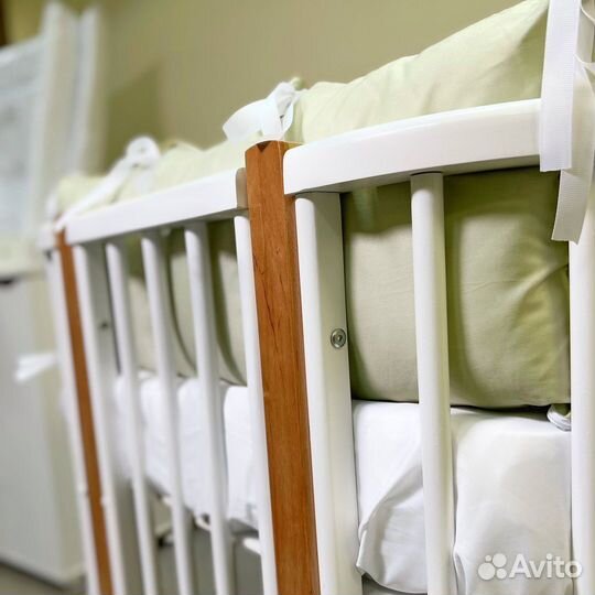 Кроватка 4в1 Mika и матрасы