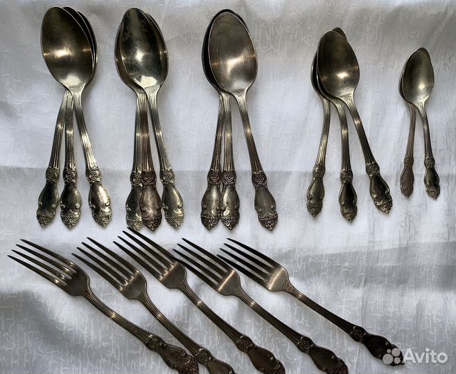Ложки Вилки Ножи. Мельхиор СССР