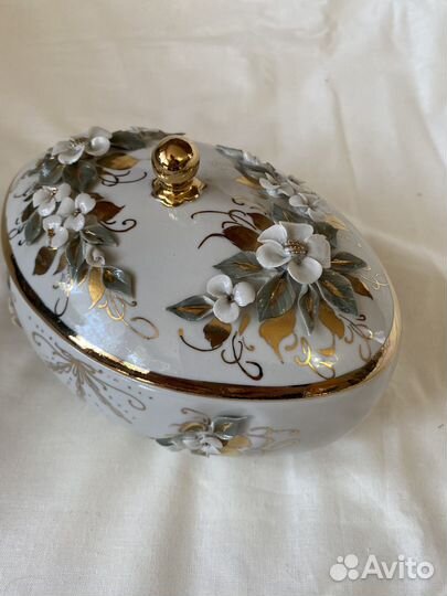 Фарфоровая шкатулка СССР