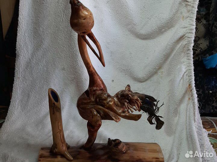 Композиция из лесной пластики по сказке лиса и жур