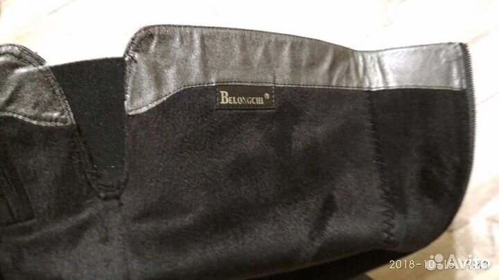 Сапоги женские демисезонные из натуральной кожи