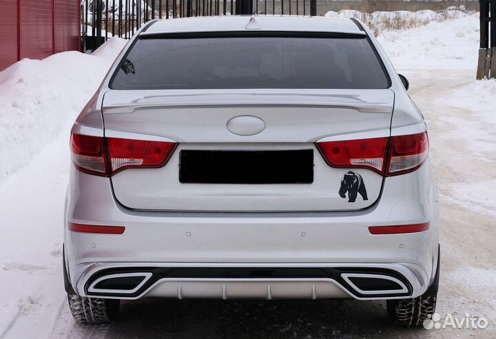 Козырек Kia Rio 3 (11-17) AR