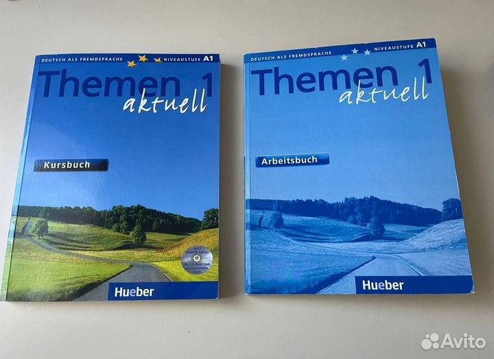 Учебник и рабочая тетрадь по немецкому уровня А1