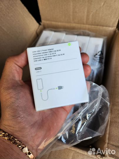 Новый блок зарядки Айфон оригинал 20W