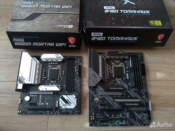 Материнские платы LGA1200: Msi B460, AsRock B460m