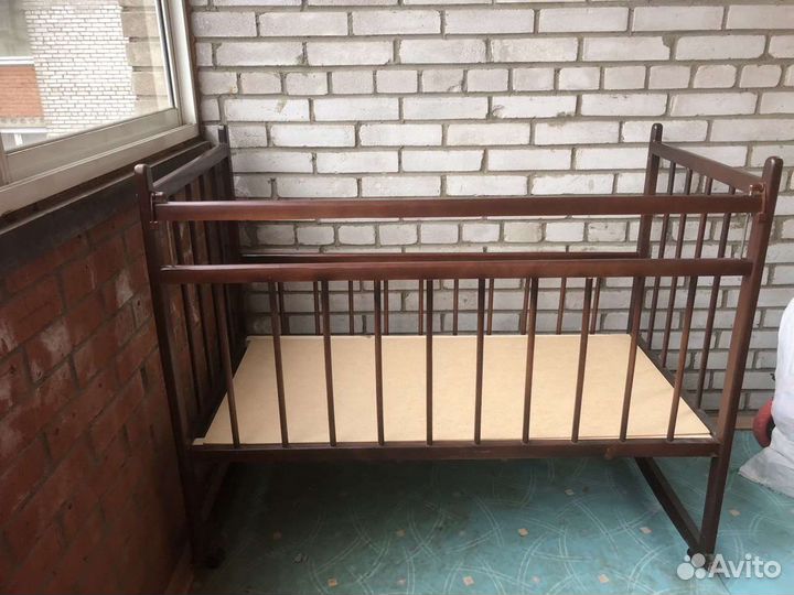 Кровать детская + матрас, наматрасник