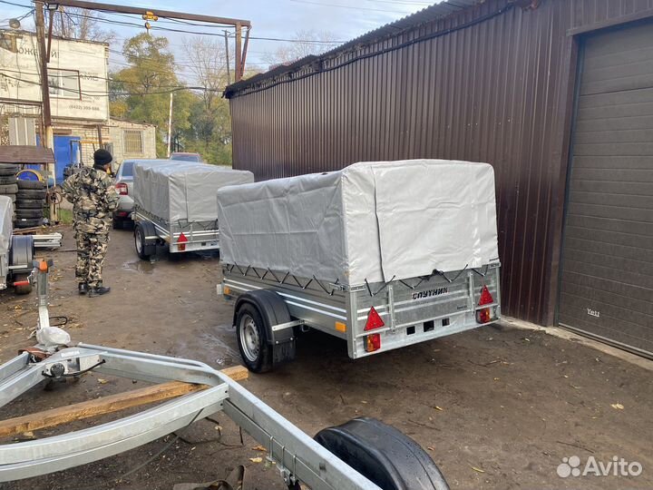Прицеп Эксперт 2,0х1,3 с тентом 1,0м в Ульяновске