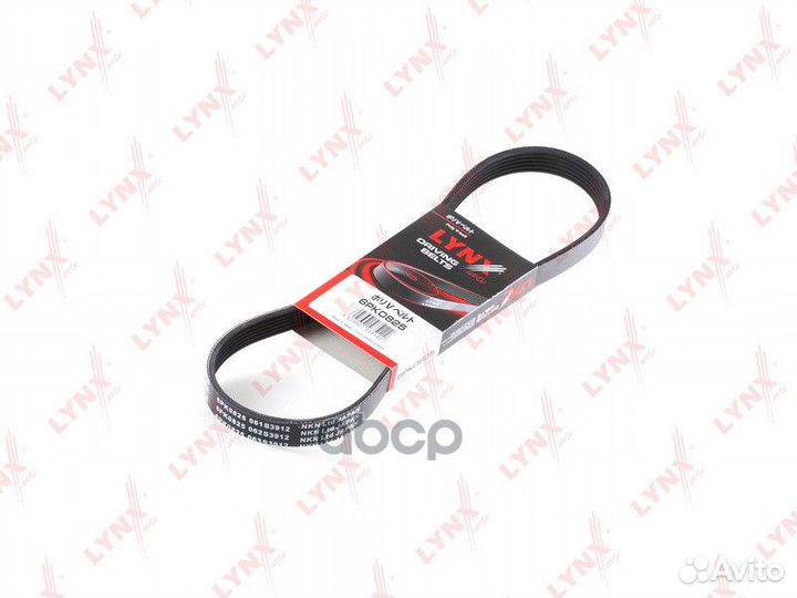 Ремень поликлиновой 6PK0825 lynxauto