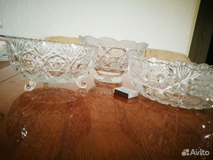 Салатник хрустальный, Вазы