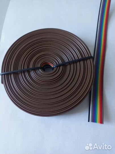 Шлейф цветной RCA-10 AWG28