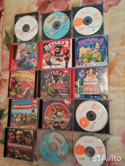 Компьютерные игры и музыкальные диски