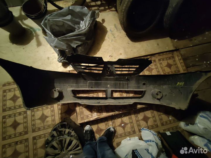 Бампер логан 1