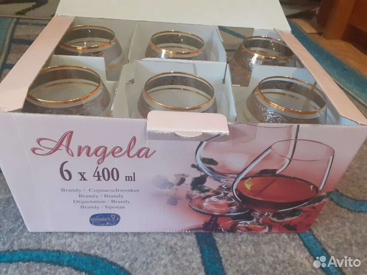 Бокалы для коньяка, богемия