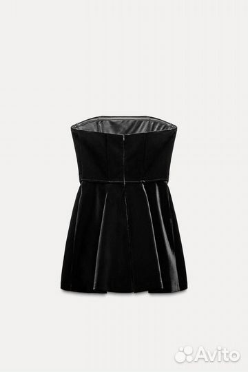 Бархатное платье Zara