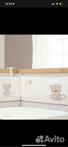 Бортики в кроватку mothercare