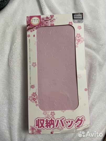 Розовый чехол nintendo switch