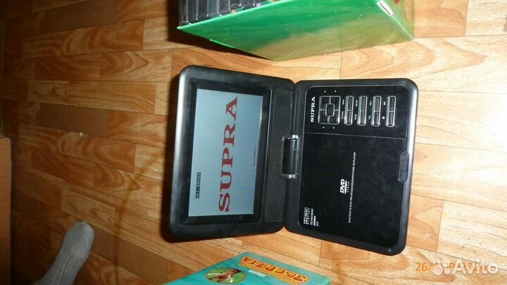 Двд плеер с цифровым телевизором Supra