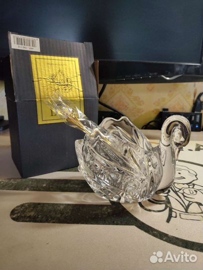 Икорница Лебедь Muza Crystal