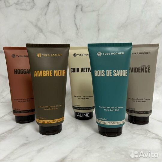 Мужской гель для душа Ив Роше Yves Rocher