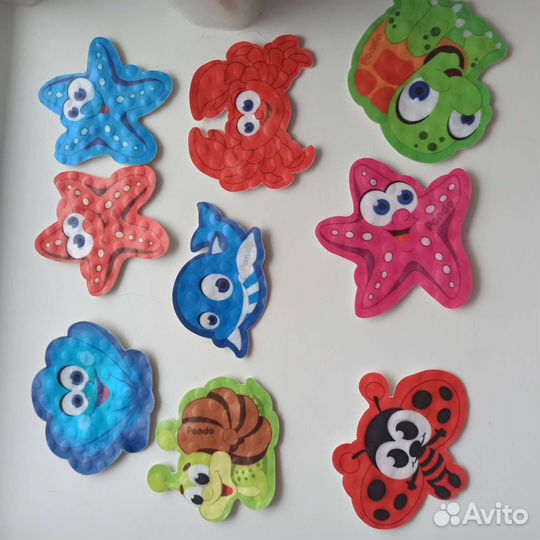 Детские коврики для ванны на присоске