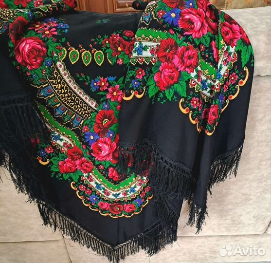 Платок шаль шерсть