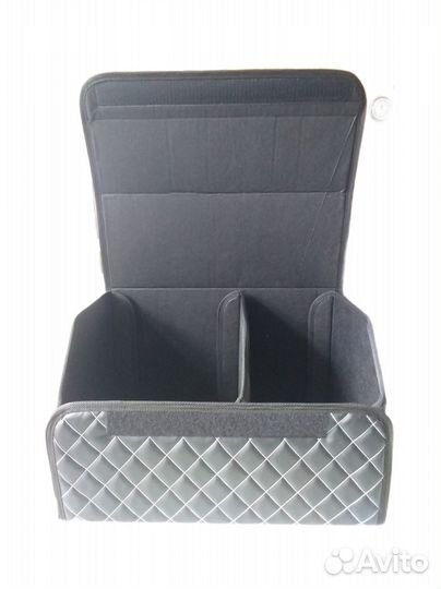 Органайзер в багажник ромб белый