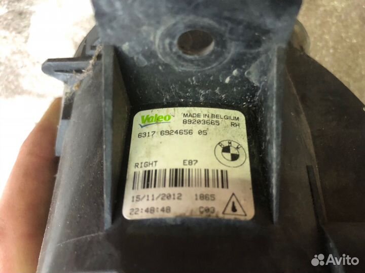 Противотуманная фара правая bmw x5 e70