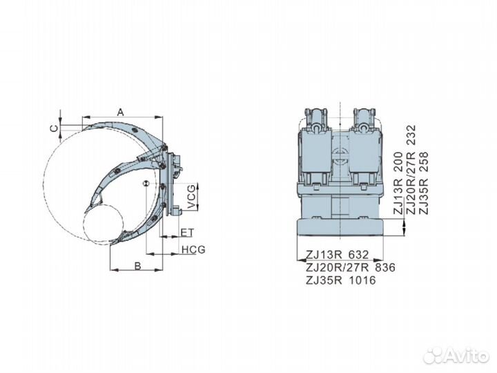 Захват для рулонов ZJ11R-A1