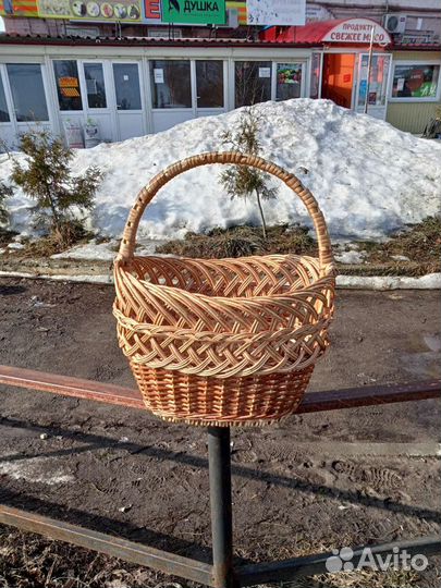 Корзина из натуральной ивы