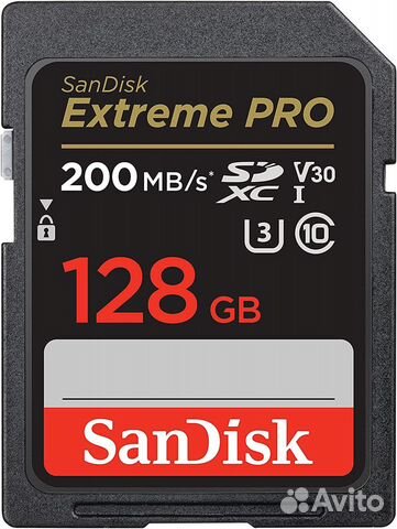 SanDisk sdxc 128GB Extreme Pro U3 4K