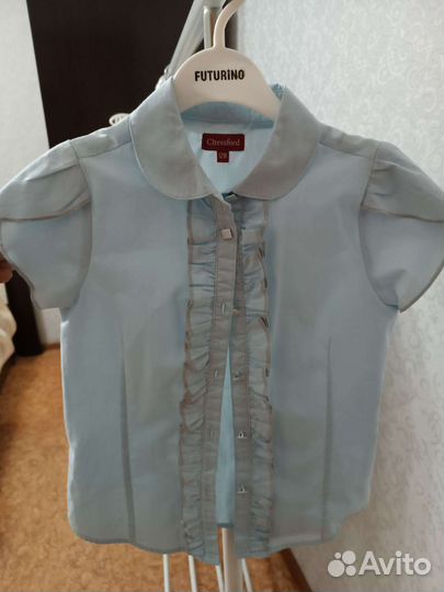 Блузки школьные 122 128