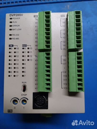Панель оператора,Delta DOP-110WS и DVP28SV11T2