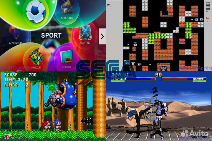 Sega беспроводная. Сега 900 игр +273 на русском