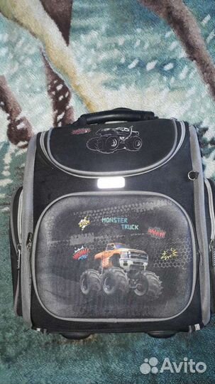 Ортопед. школьный рюкзак deVente+мешок для сменки