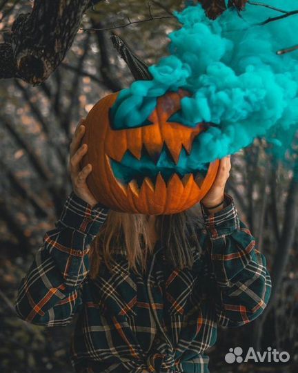 Цветной дым для фото, гендер пати