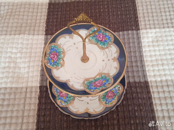 Фруктовница узбекский фарфор