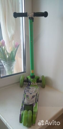 Самокат детский трехколесный бу