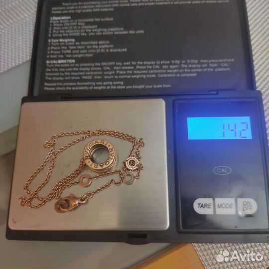 Ориг Подвеска Bvlgari b.zero золото 14,5гр 750п