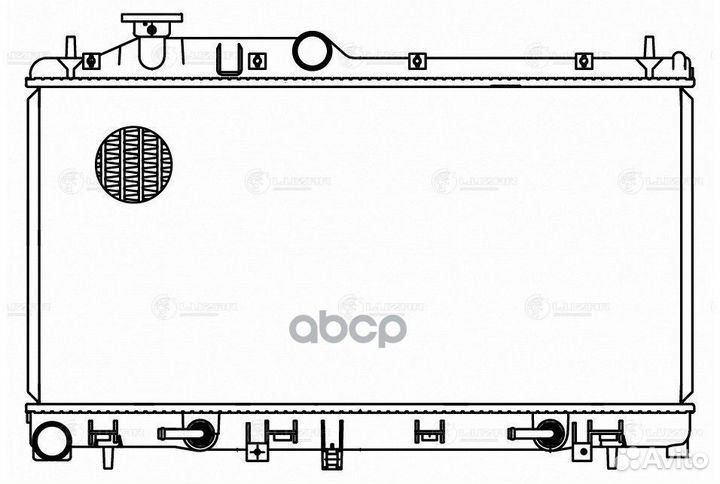 Радиатор охл. для а/м Subaru Forester S12
