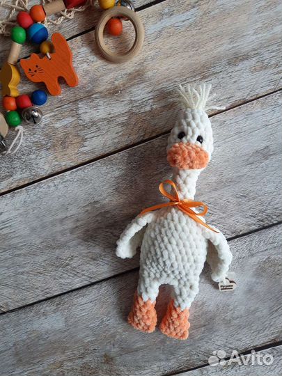 Плюшевые вязаные игрушки