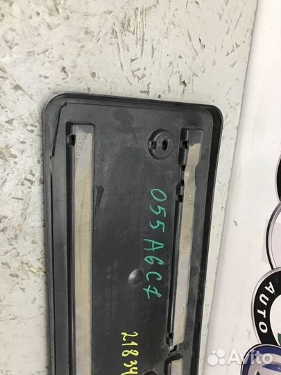 Накладка номера передняя Audi A6 С7 cgwb 2011