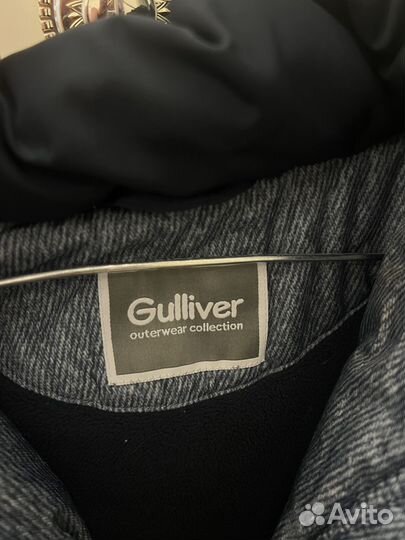 Пуховик gulliver для мальчика 128