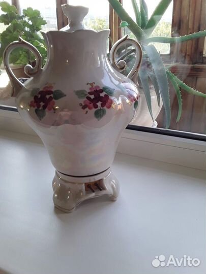 Самовар фарфоровый электрический