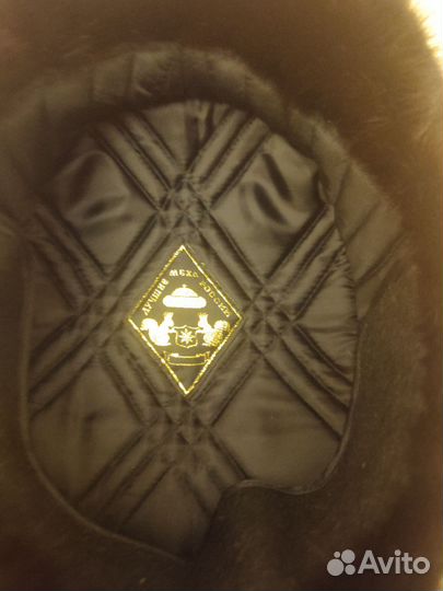 Норковая шапка мужская новая