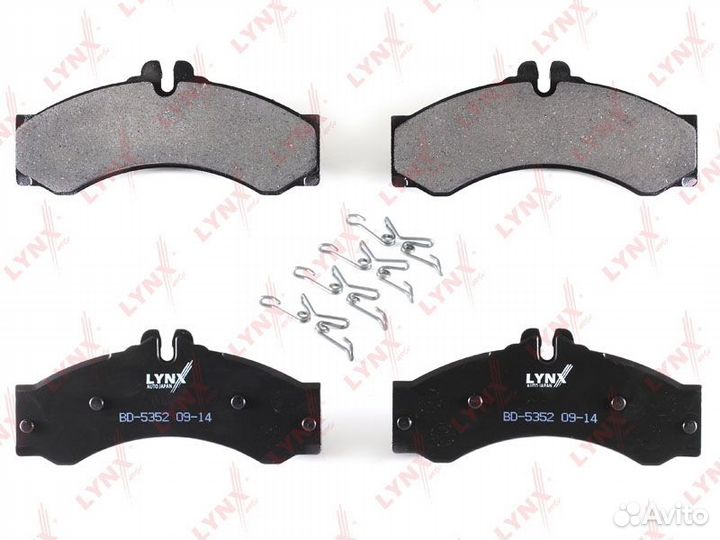 Колодки тормозные дисковые зад