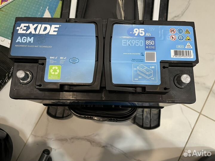 Аккумулятор exide 95 agm